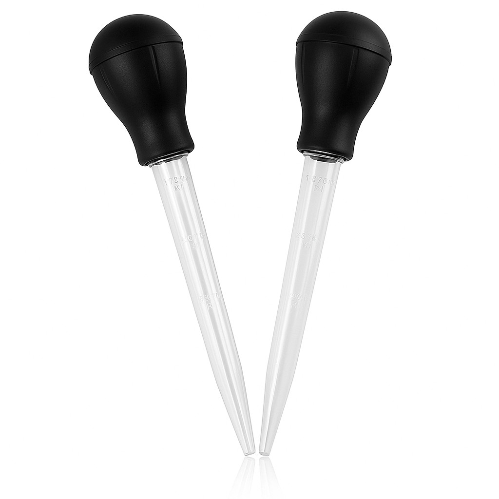2-Pack Turkey Basters Heat-Resistant BPA-Free Food-Grade Cooking Tools for Roast