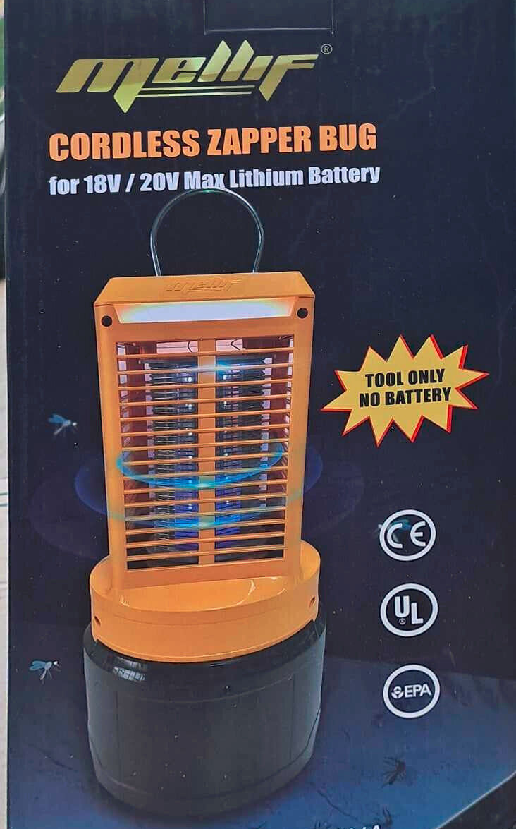 Mellif 20V Cordless Corded Mosquito Bug Zapper Lantern FOR DEWALT 20V Bare Tool