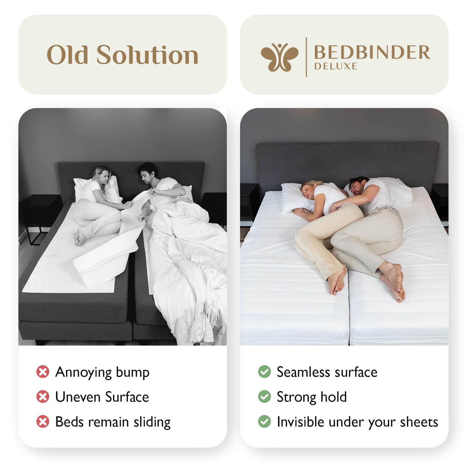 Bed Bridge ** Bedbinders | Bed Gap Filler and Mattress Gap Filler – Twin to King