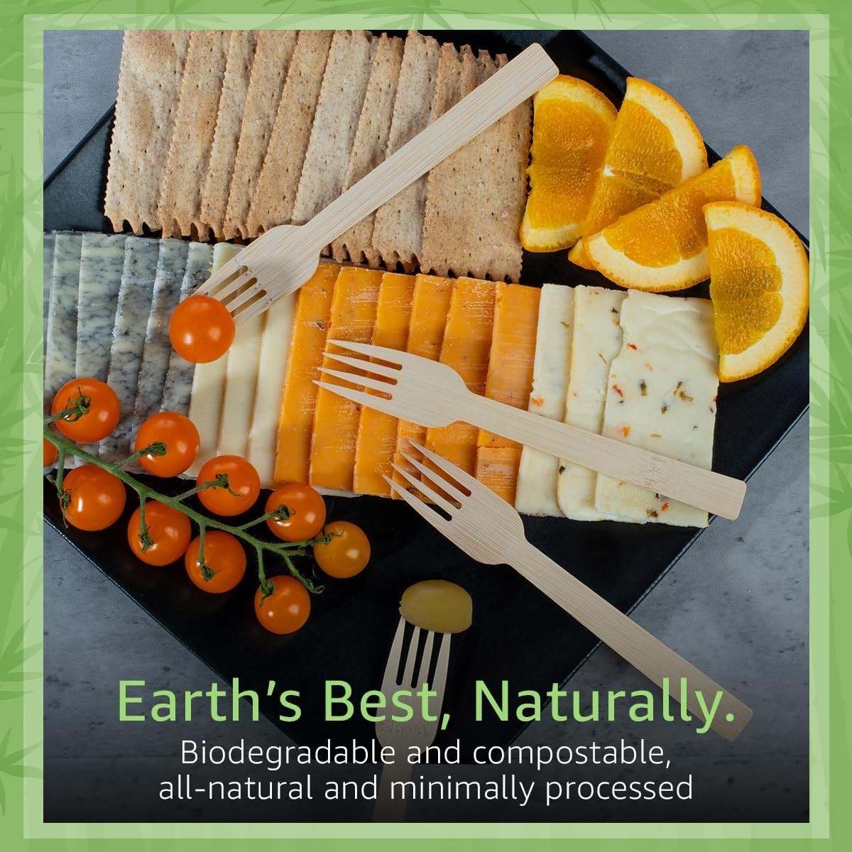 Eco-Friendly Disposable Forks - 500 Bamboo Utensils for All Occasions