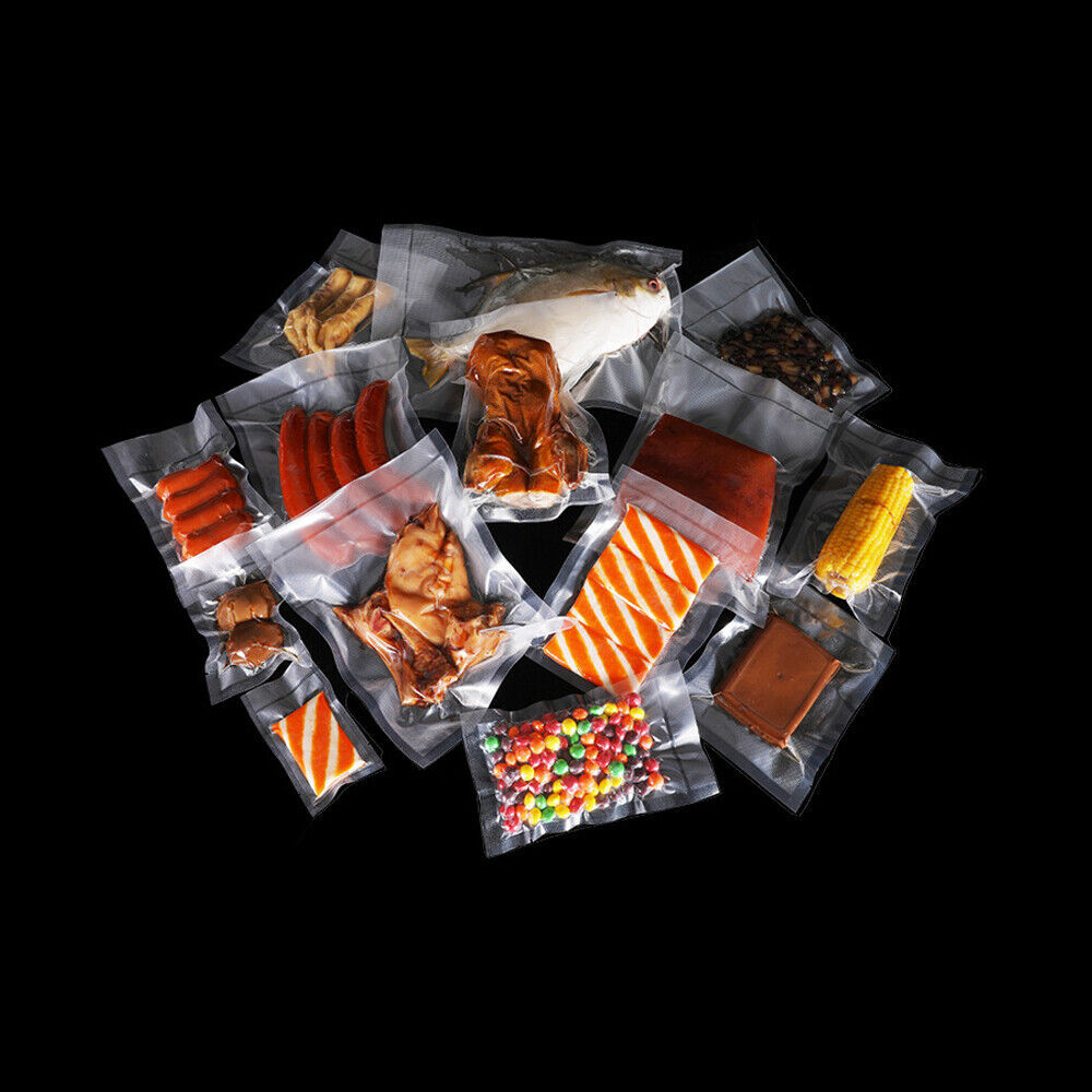 100-400 packs Vacuum Sealer Bags 6x10 8x12 Embossed Food Saver Storage Package