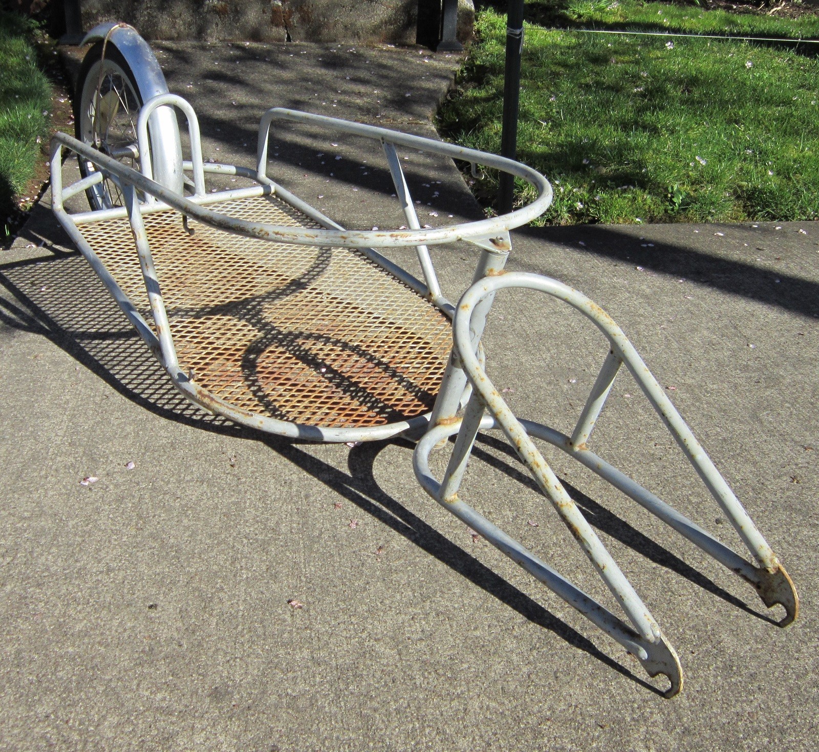 Vintage BOB Yak BICYCLE All-Metal CARGO TRAILER Single Wheel