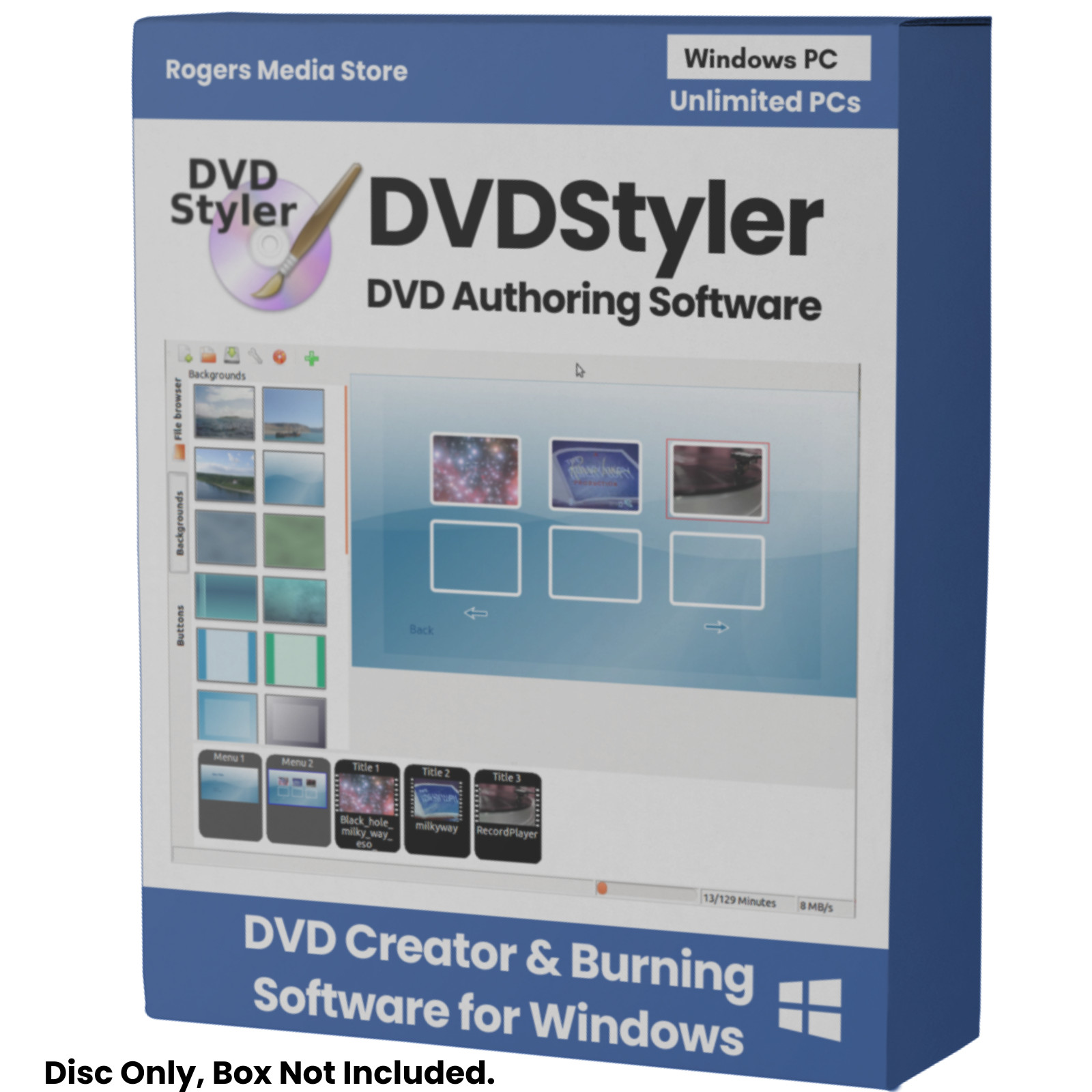 DVDStyler - DVD Creator & Authoring Software | CD DVD Burner Burning for Windows