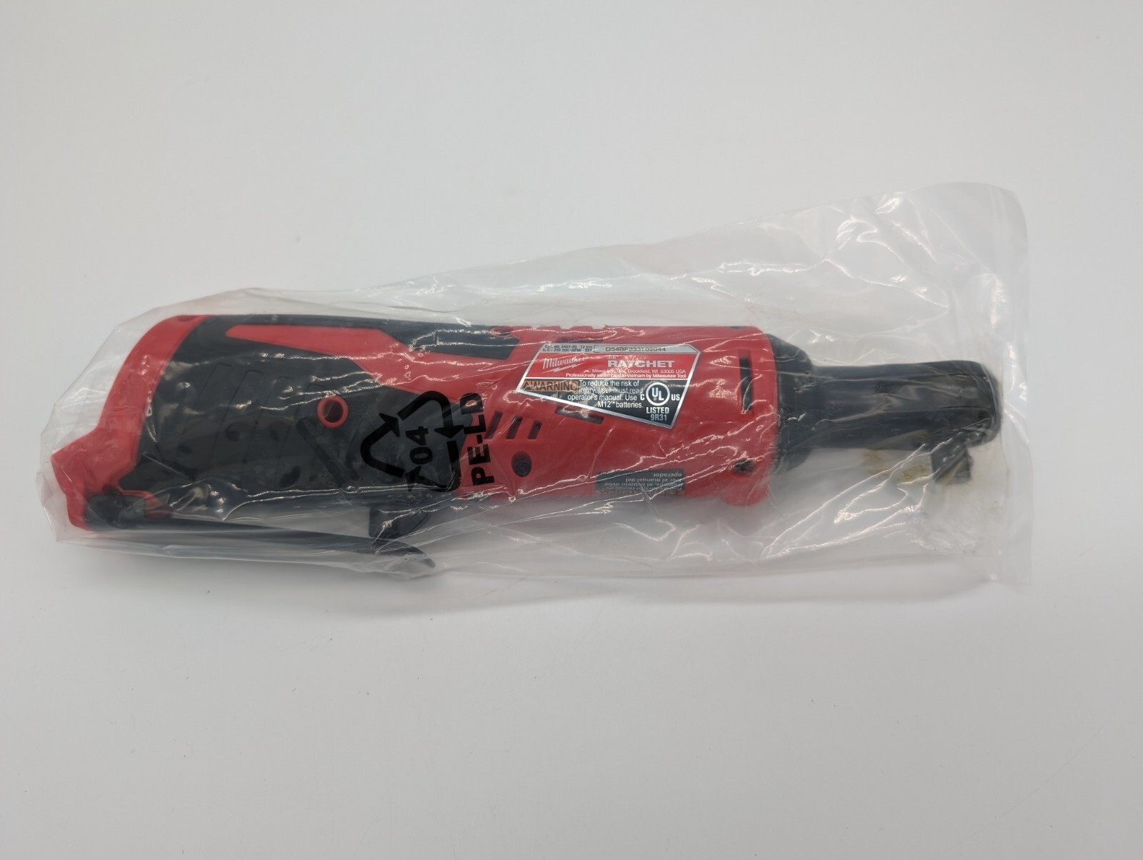 NEW Milwaukee M12 Cordless 3/8" Ratchet, 2457-20 w/ CP2.0 2.0Ah Battery