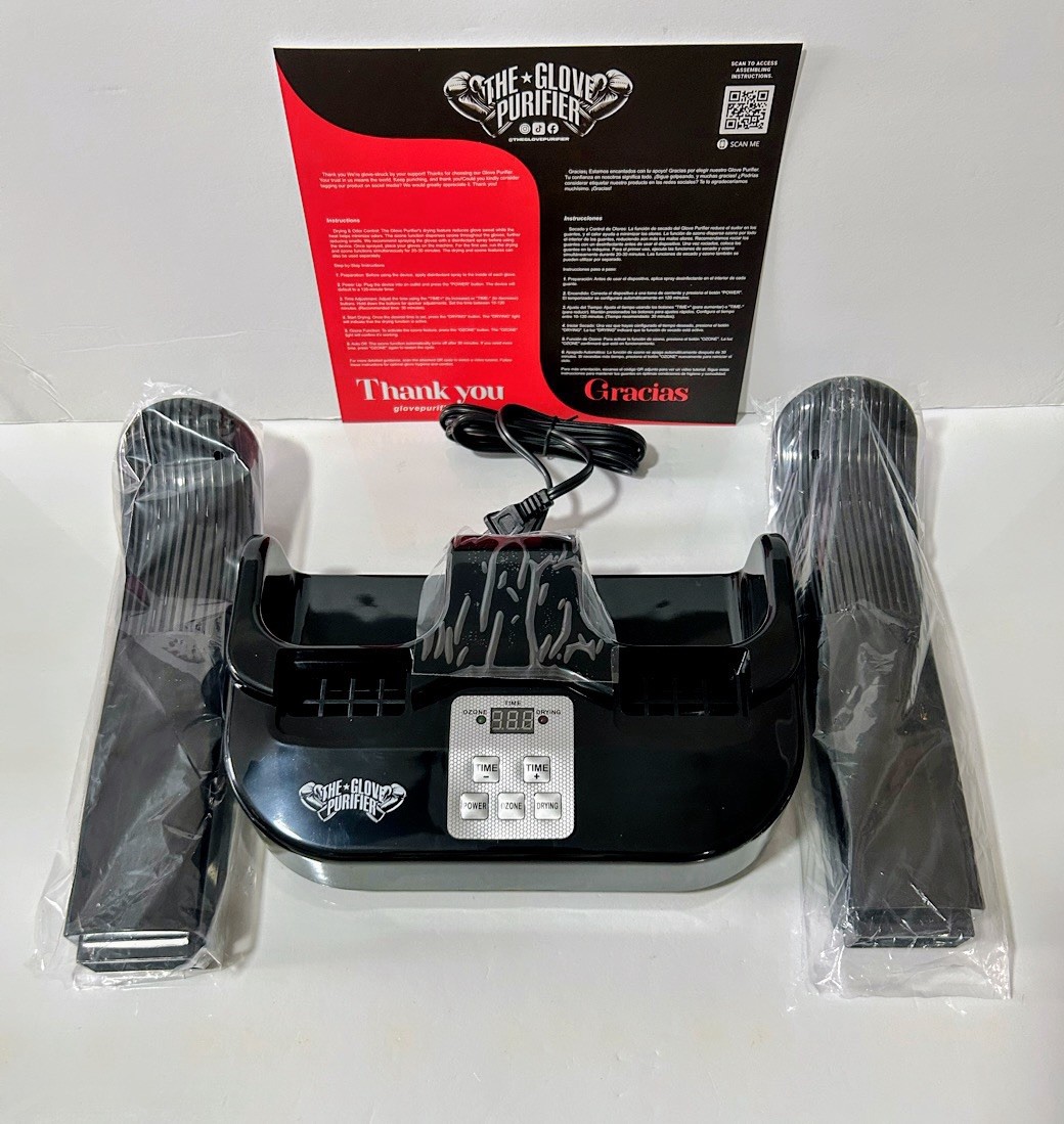 V2 Boxing Glove Drying System with Thermal. eating, Air Treatment Cycle