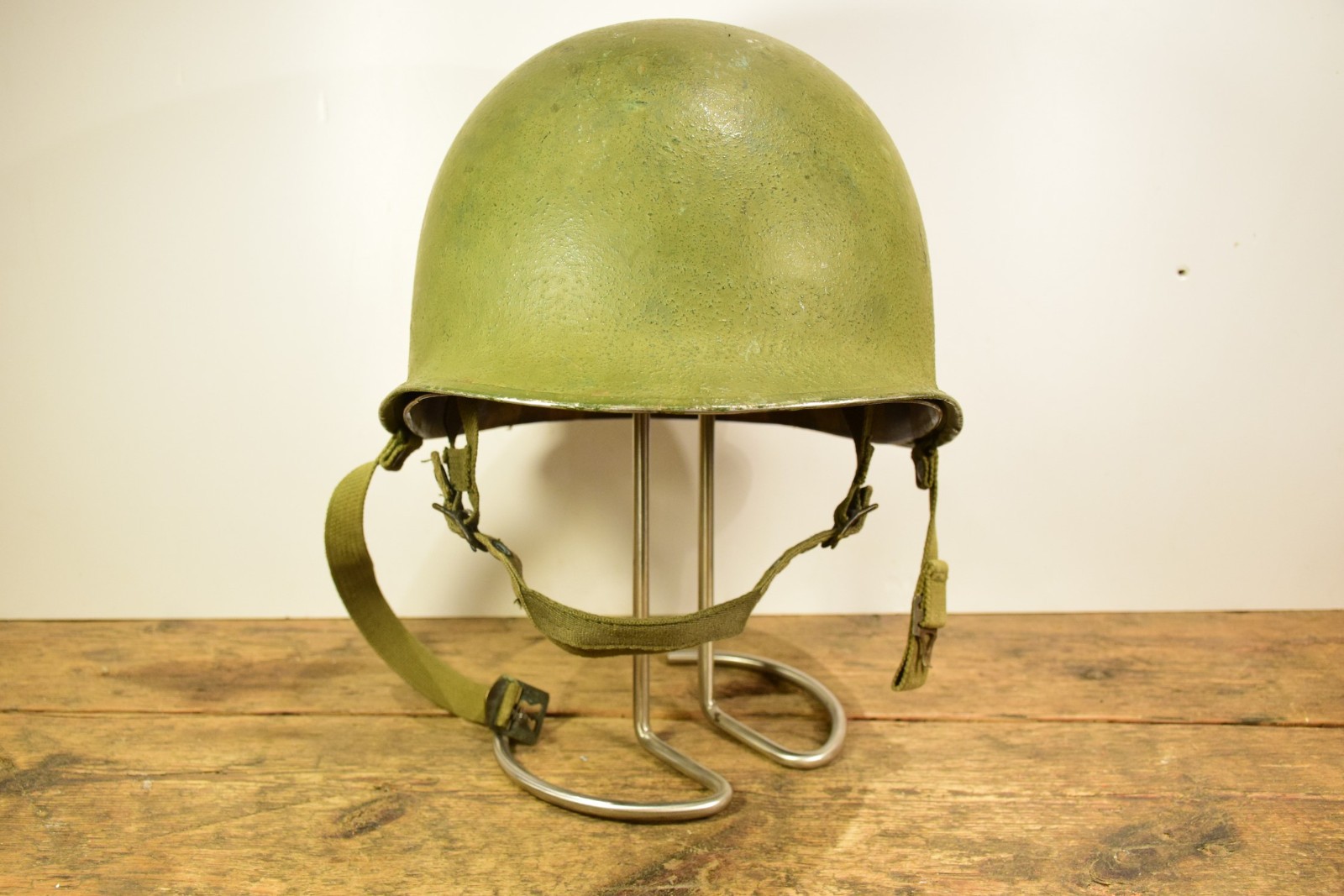 US M1 fixed bale para helmet, Westinghouse rigger liner - Original
