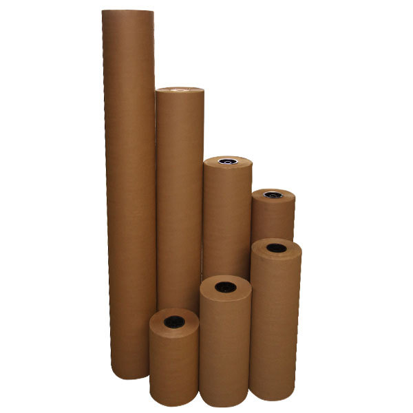 18" 40 lbs 900' Brown Kraft Paper Roll Shipping Wrapping Cushioning Void Fill