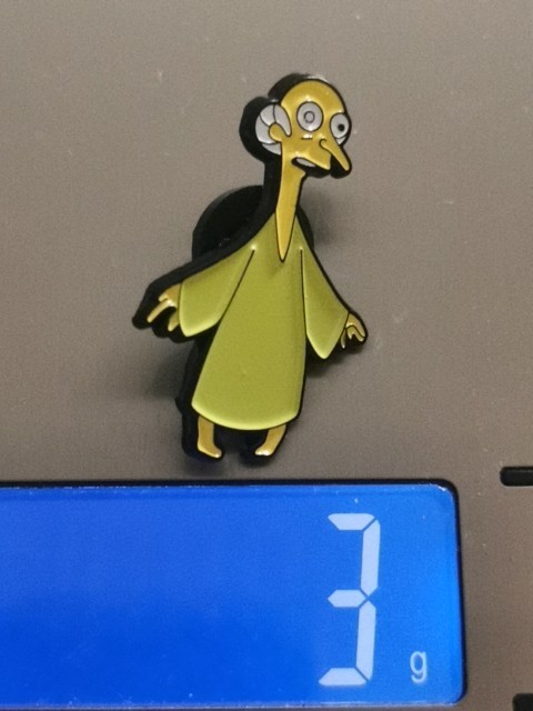 THE SIMPSONS MISTER BURNS pin Badge Patch New High Quality