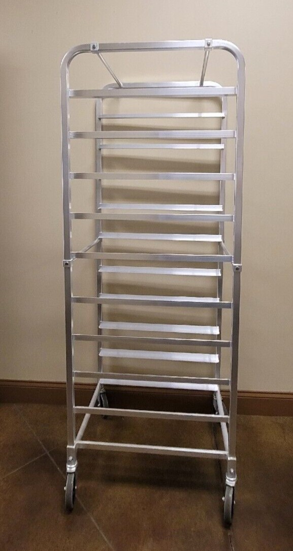 New!!! Aluminum End Load Bun and Bread Rack! Holds 10 Full or 20 Half Sheet Pans