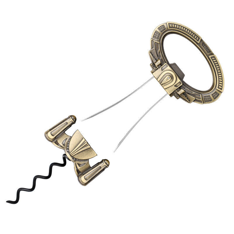 Ah-So Old Wine Opener Two-Prong Cork Puller Remover Multifunction Beer Corkscrew