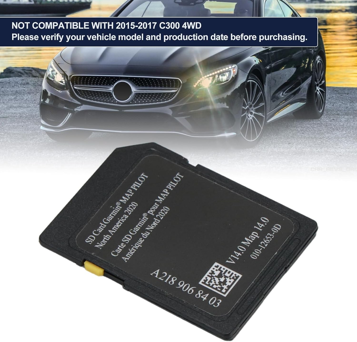 Navigation SD Card Fits for Mercedes Garmin Map Pilot B C E GLC300 CLA250 GLA250