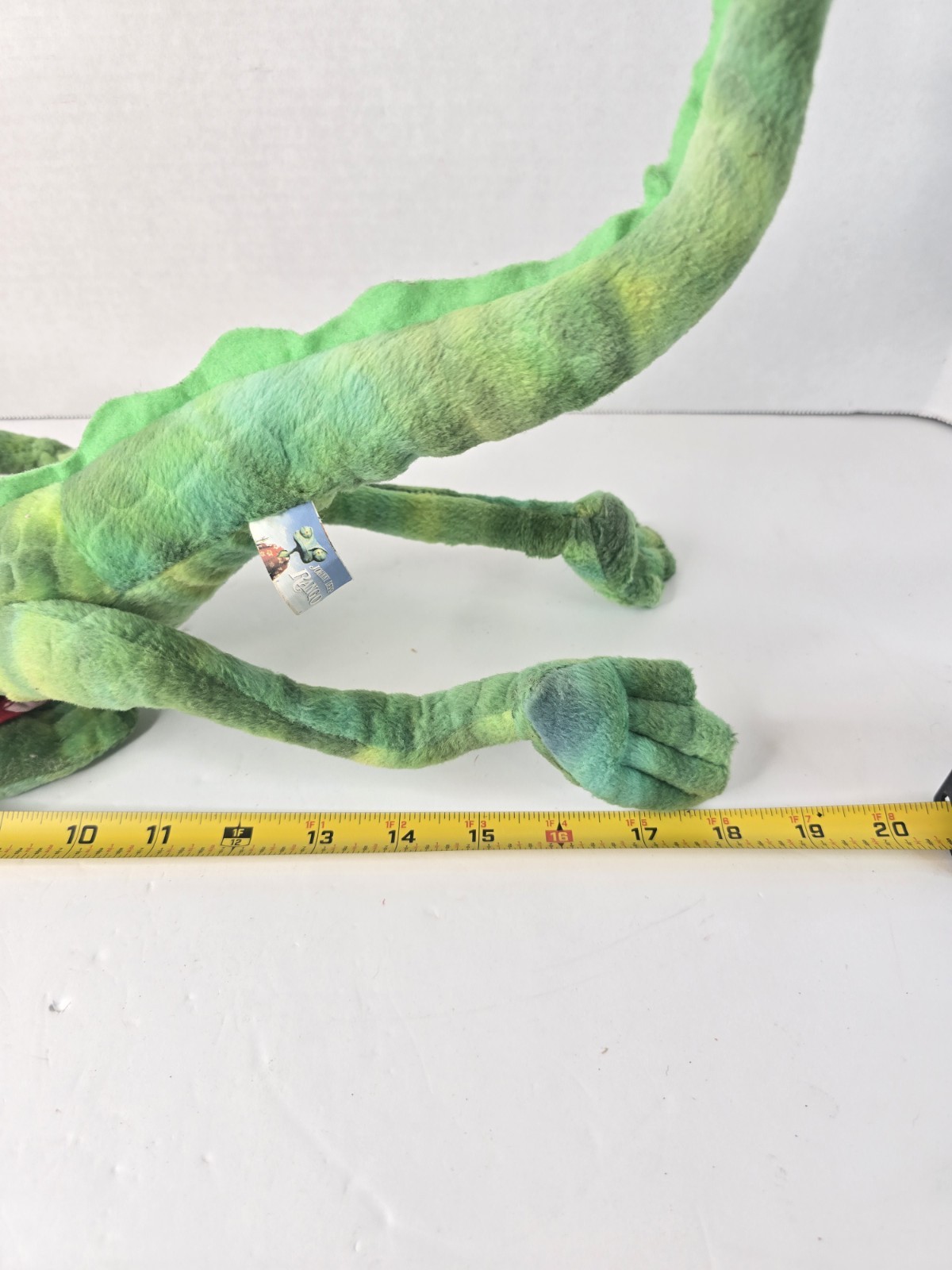 Rare RANGO Movie Johnny Depp Chameleon 18" Bendable Posable Plush Figure Hanger