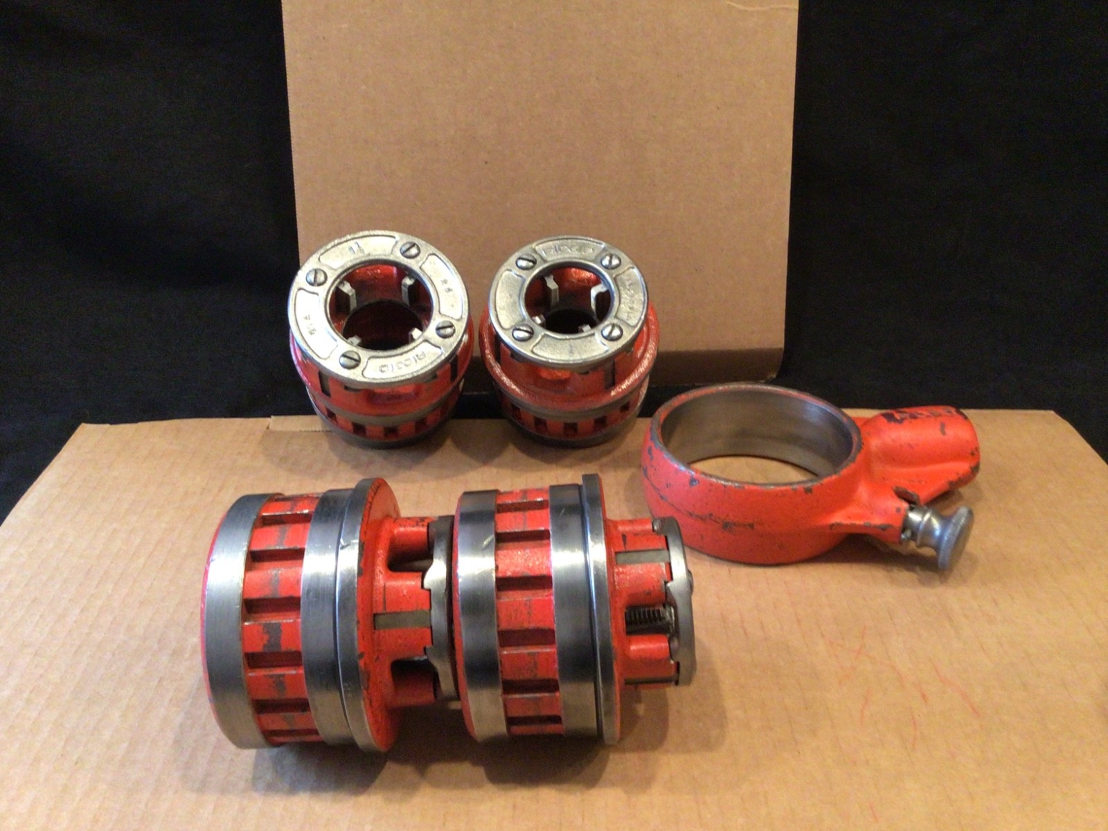 RIDGID 12 R PIPE THREADING DIE SET 1/2"-2", 6 Die Heads, FITS RIDGID 700 12R