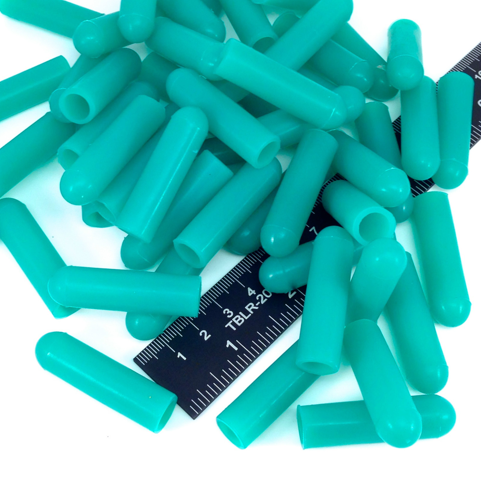 High Temp Masking Supply 3/8" Silicone Rubber Powder Coating Caps - 50 Pack