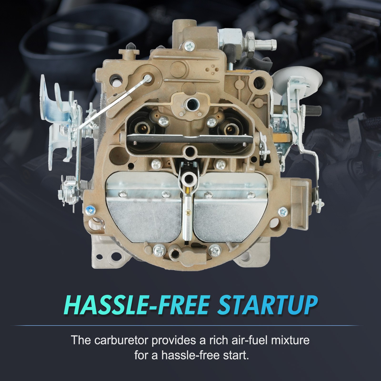 Quadrajet Carburetor For Chevy GMC 327 350 396 427 454 750CFM 4 Barrel OE:1901R