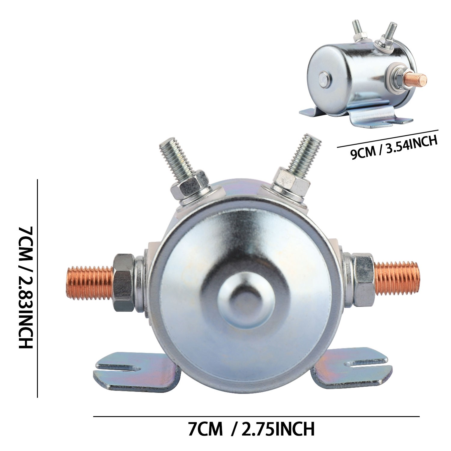300A 12V Continuous Duty Solenoid Relay Fit For Golf Carts Winch Marine