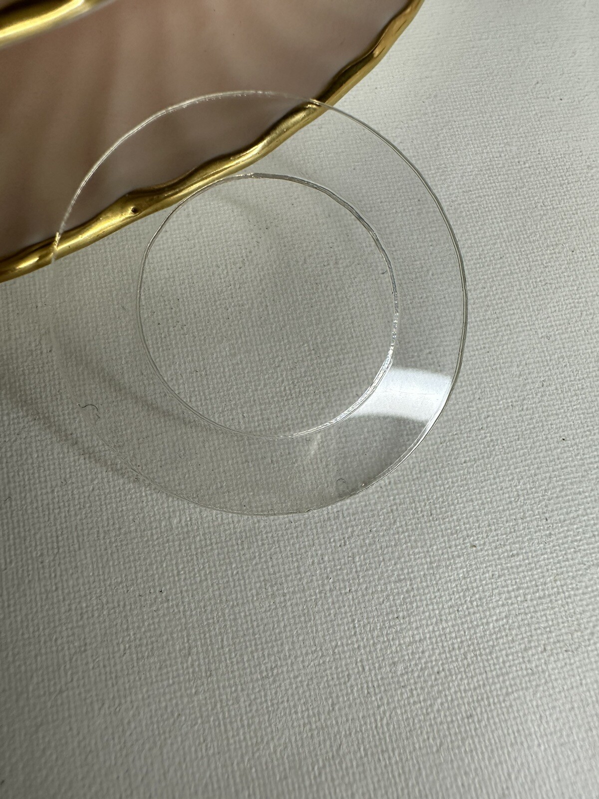 5 CLEAR ACRYLIC 1 -1/2" WASHERS FOR Waterford Chandelier Parts FIXTURE New