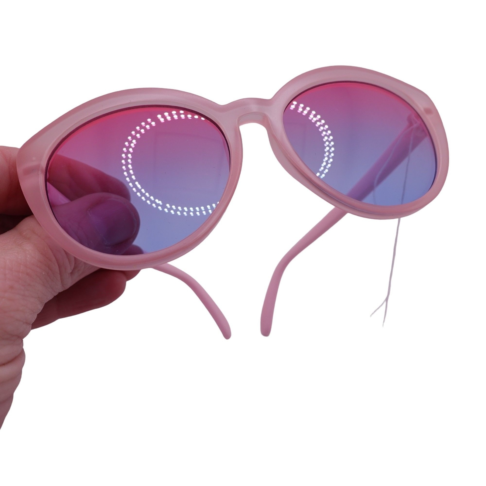 NWT Janie And Jack Ombre Cat-Eye Sunglasses Girls Petal Pink 0-2 Years Tinted