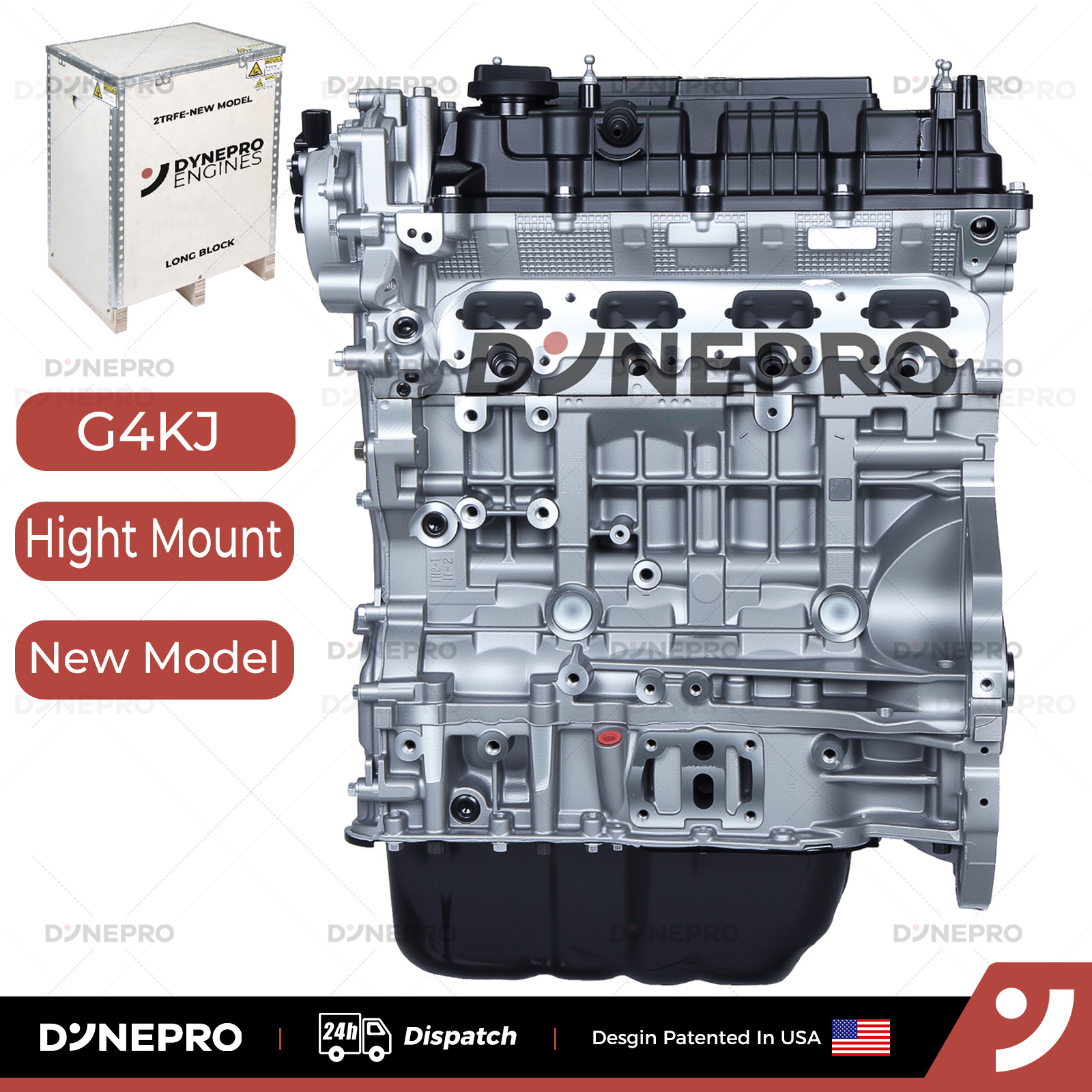 G4KJ GDI Long Block Engine Motor For 11-20 Hyundai Santa Fe Sport Kia Sportage