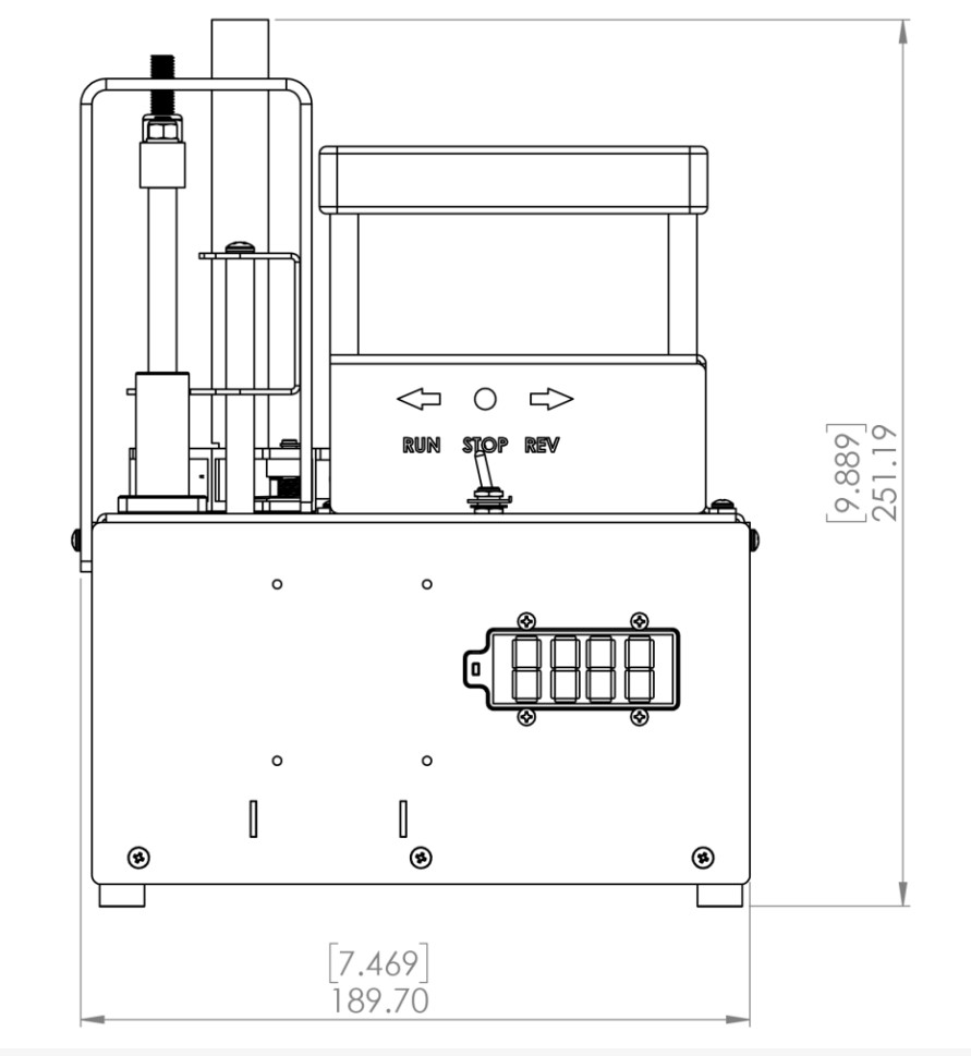 ADM Automatic Depriming Machine: removes Primers from Spent Brass before Reload