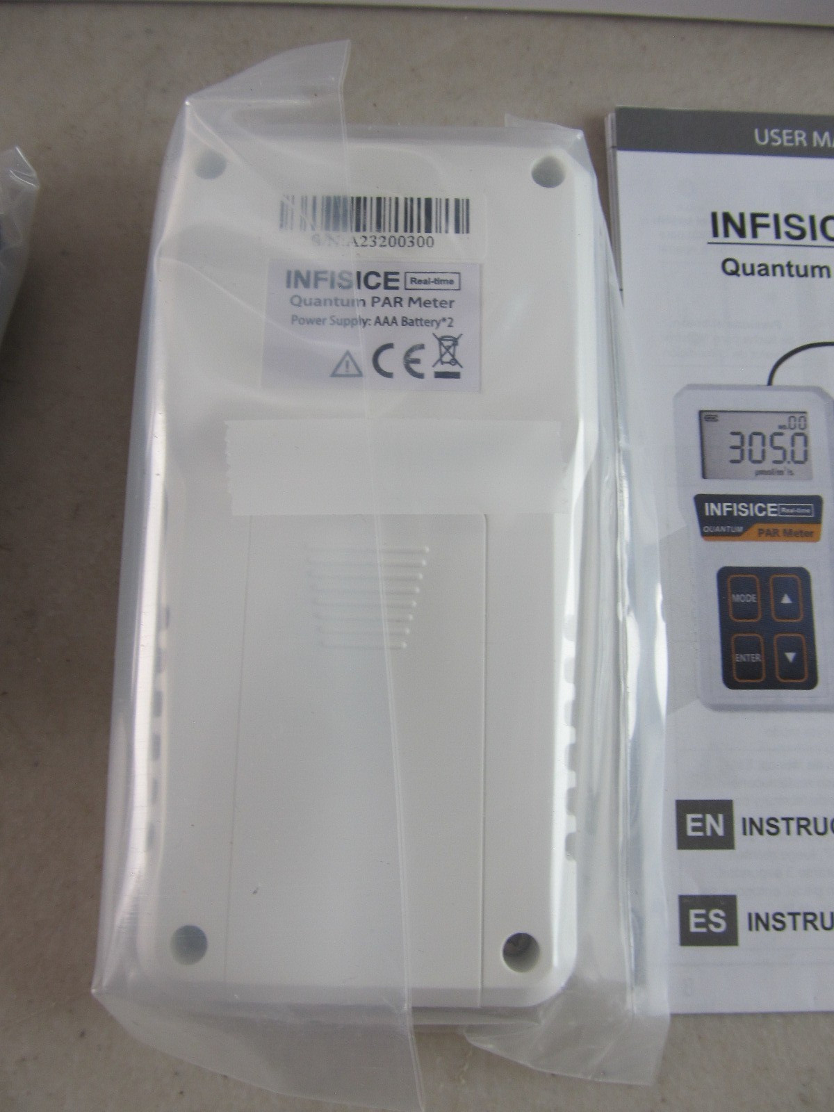 Quantum PAR Meter - High precision, Grow light meter, Indoor Meter New in Box