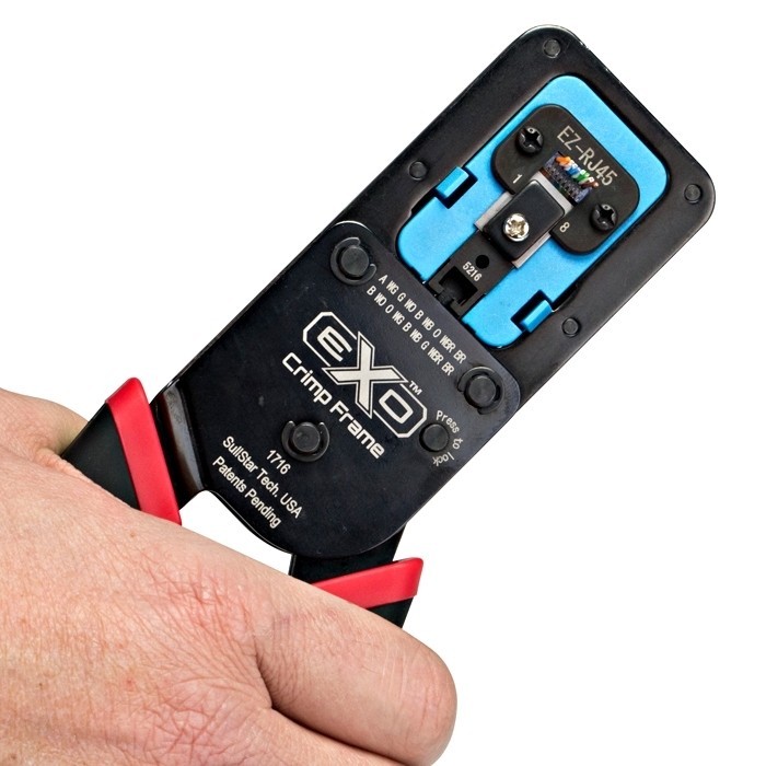 Platinum Tools 100062C EXO Crimp Frame with EZ-RJ45 Die for EZ-RJ45 Connectors