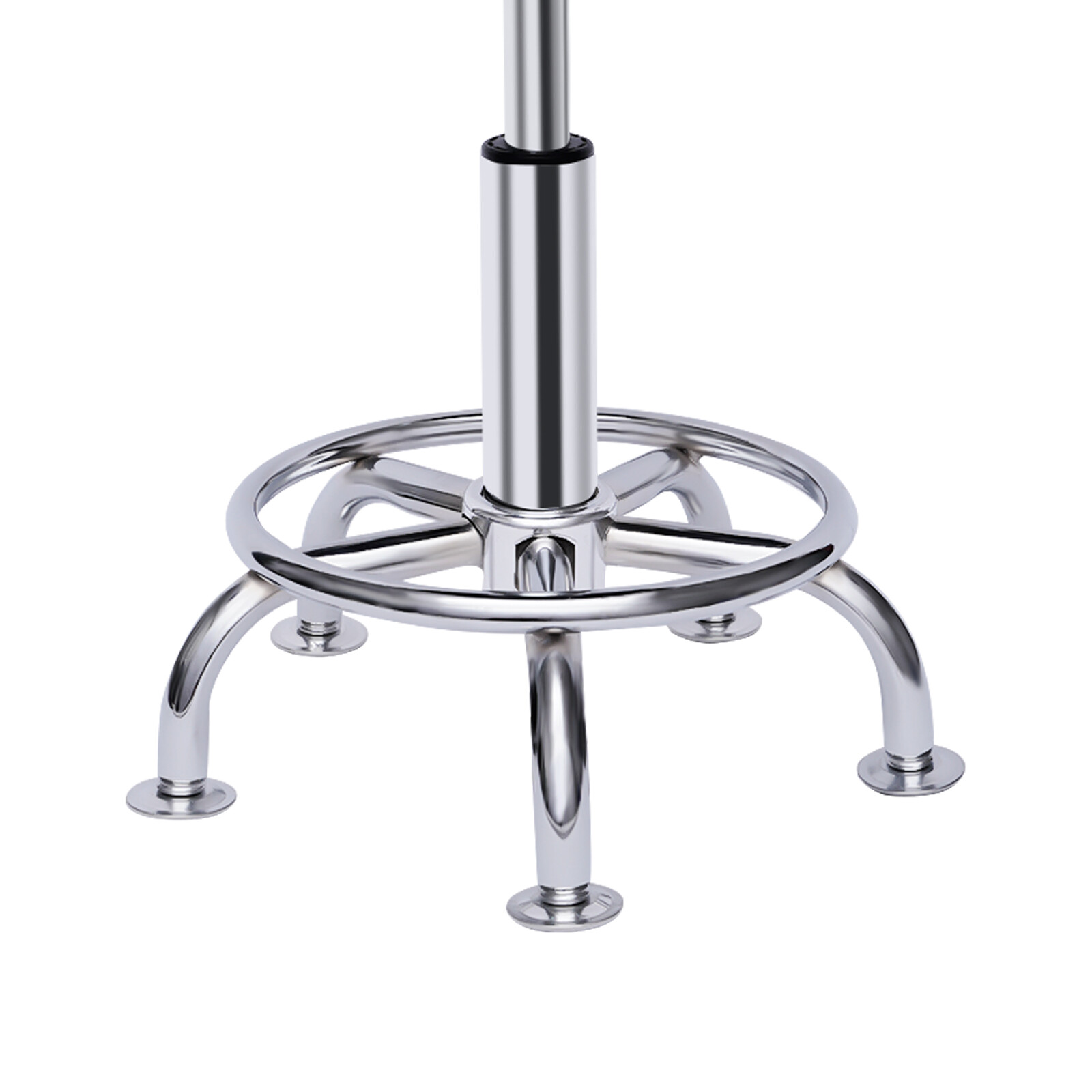 Work Shop Stool Bench Hydraulic Chair Bar Garage Adjustable Height+Back+Footrest