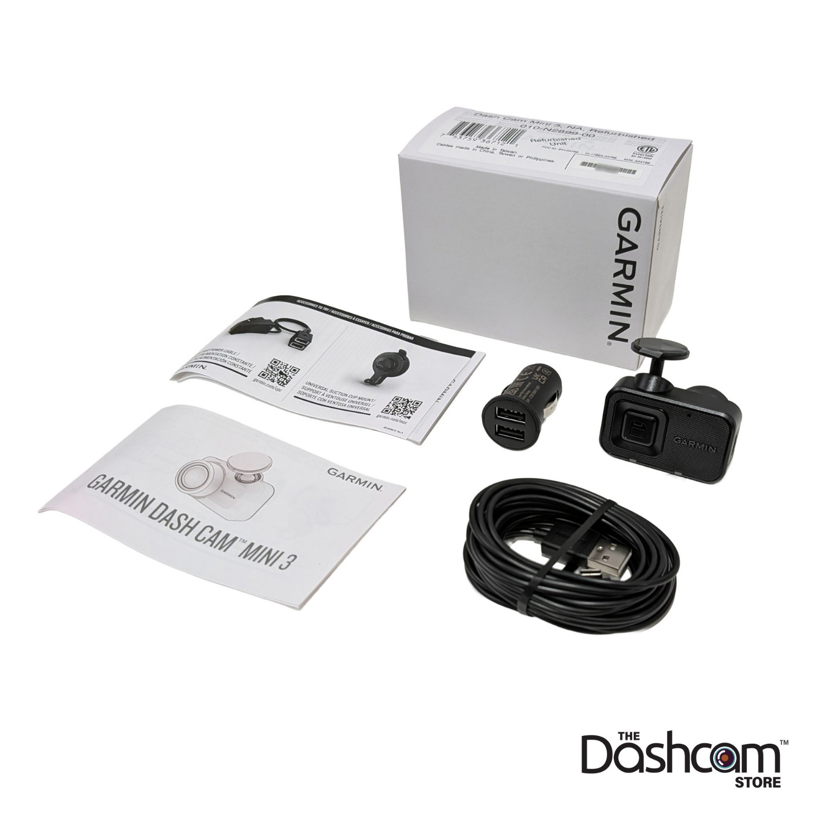 Garmin Mini 3 1080p Ultracompact Dash Cam (RENEWED)