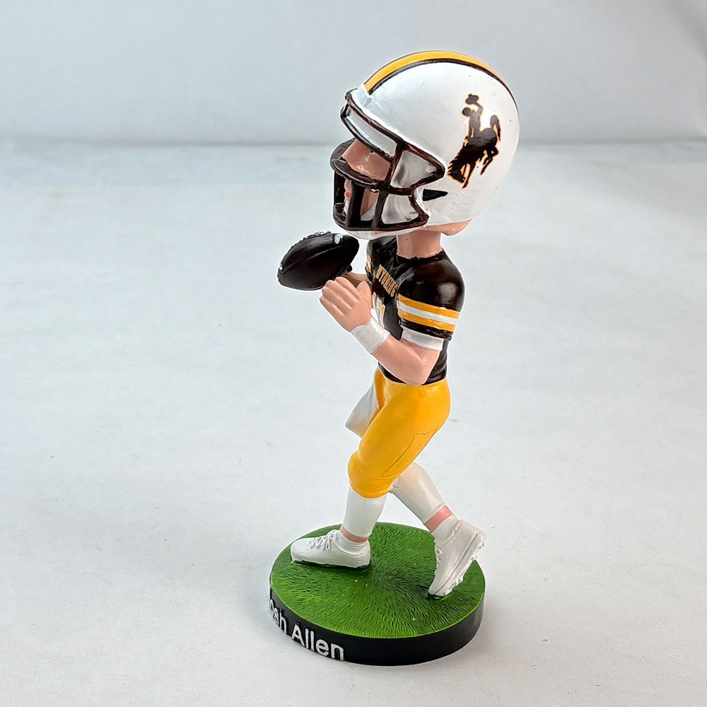 Josh Allen Wyoming Bobblehead – Jersey Retirement #17 – New in Box