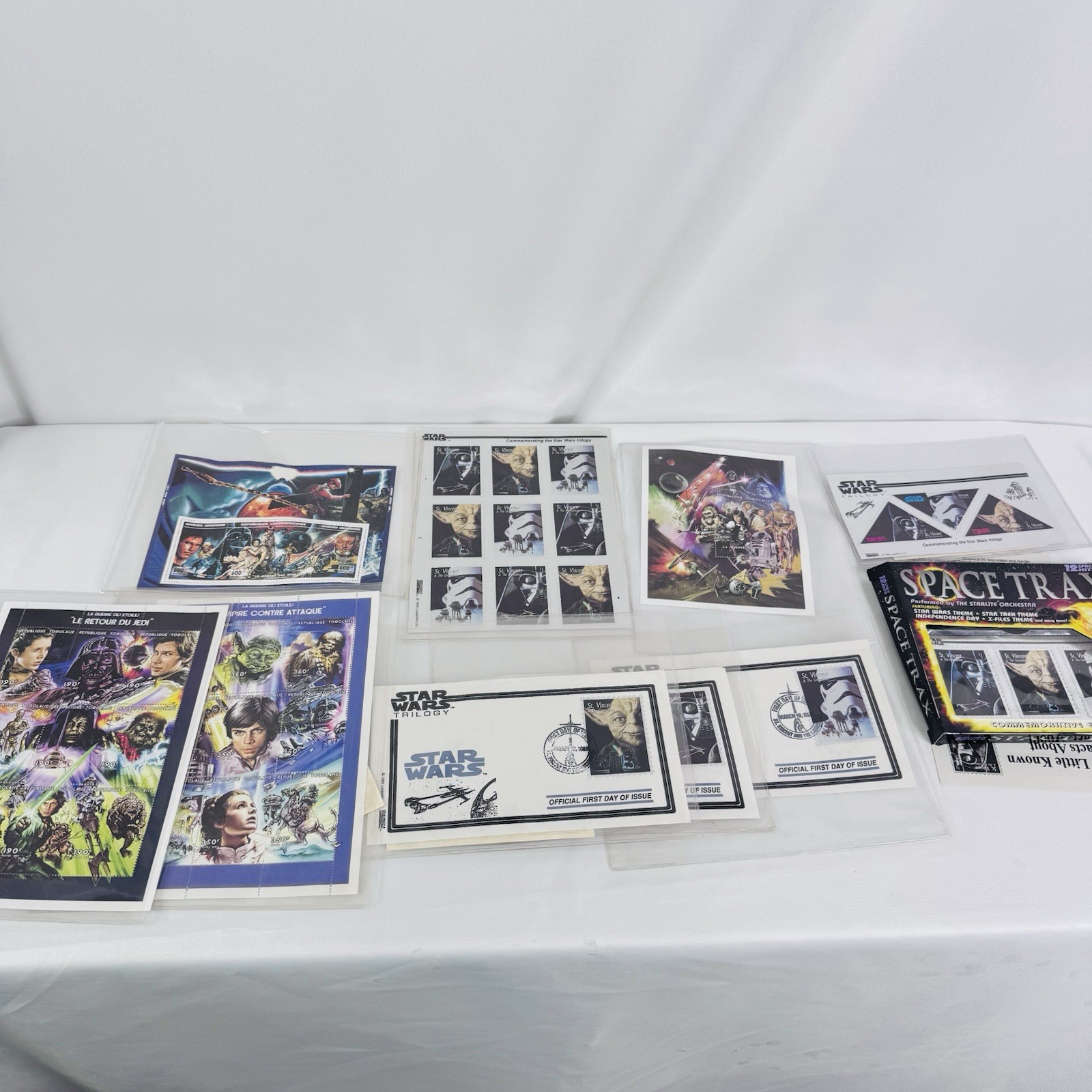 St. Vincent Togo Star Wars Stamps 1st Day Issues Lot Commemorating the Trilogy
