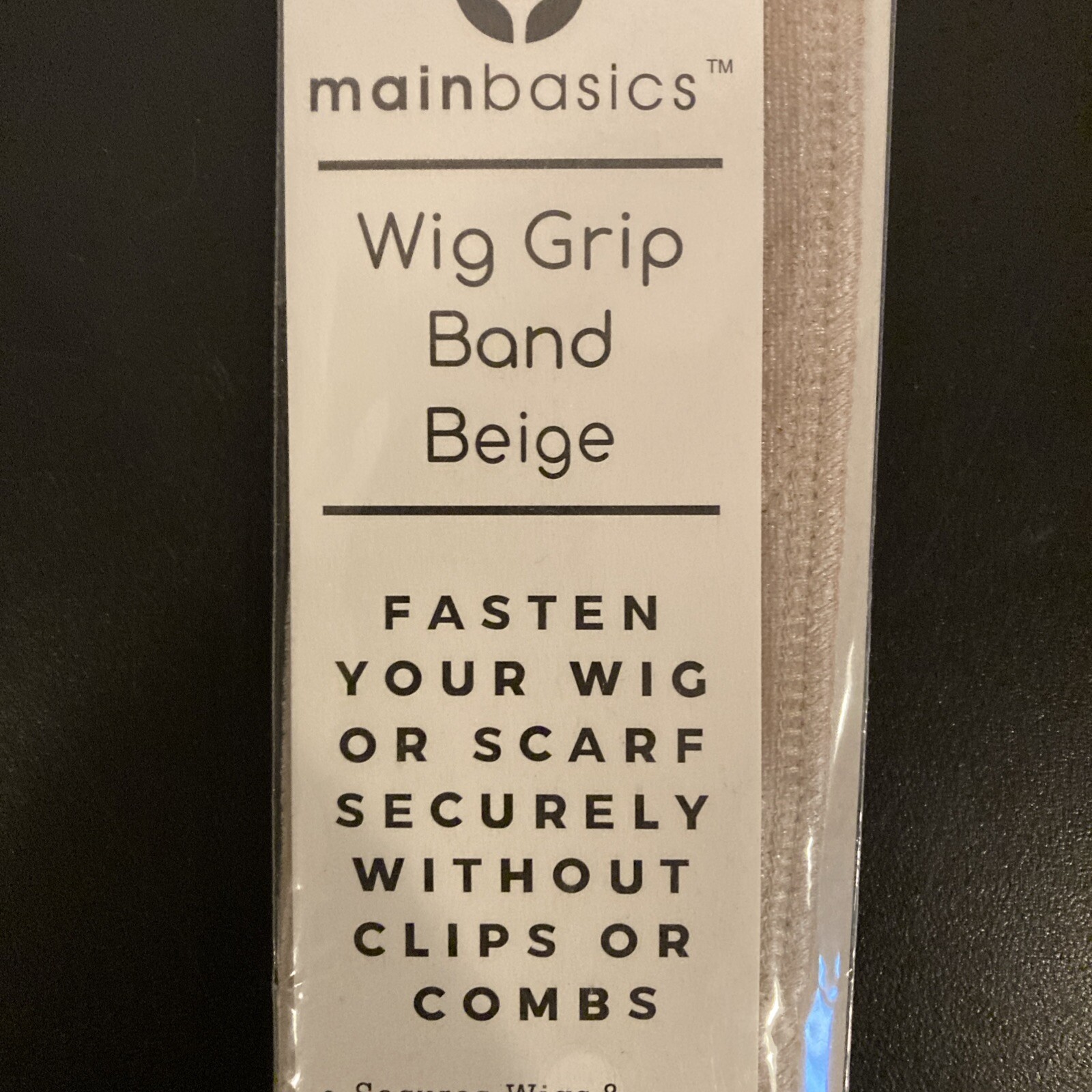 Mainbasics, Wig Grip Bands, Keeps wigs in place, 2 Pieces