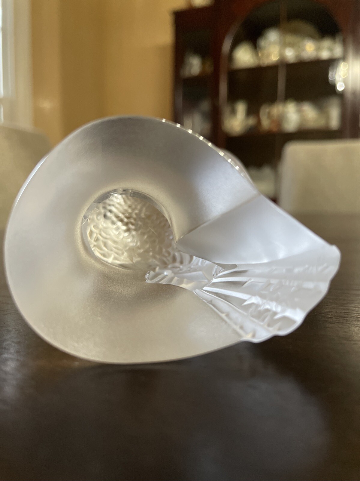 Lalique France Crystal Perruche Parakeet Bird Figurine- MINT