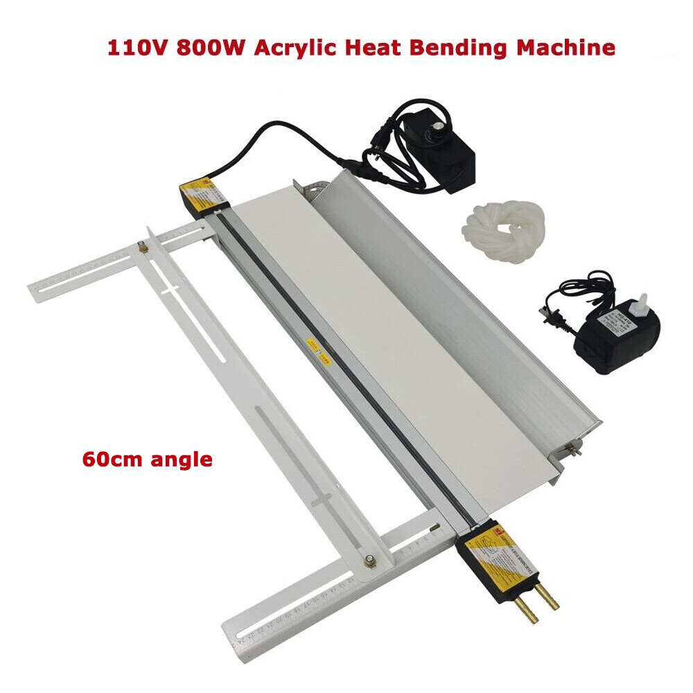 24" Acrylic Heat Bending Machine 110V 800W PVC Bender with Angle Holder New