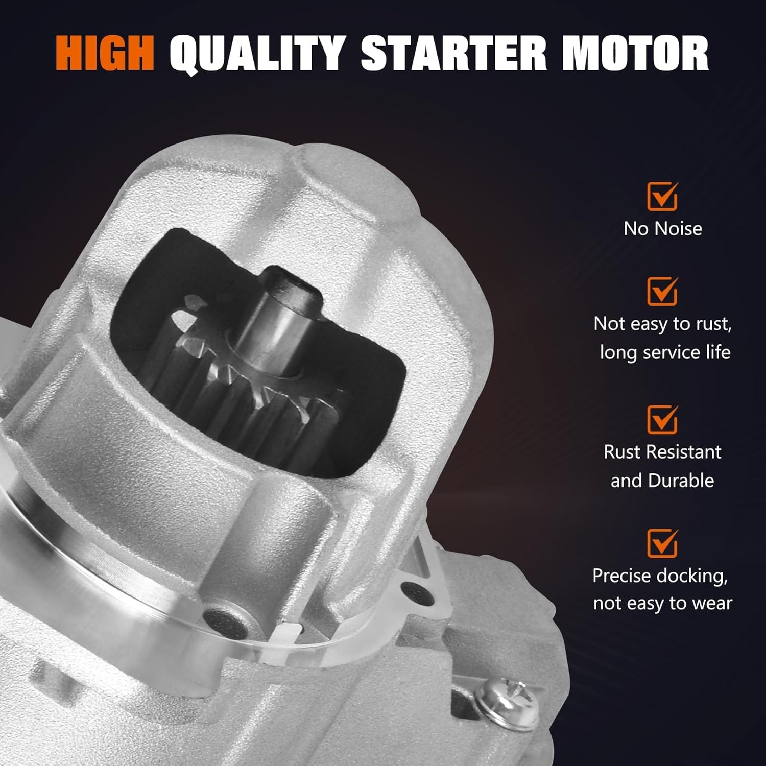 Starter For GMC Acadia 2007-2016 V6 3.6L 217cid 12588493 M0T35872 SMT0307 17986