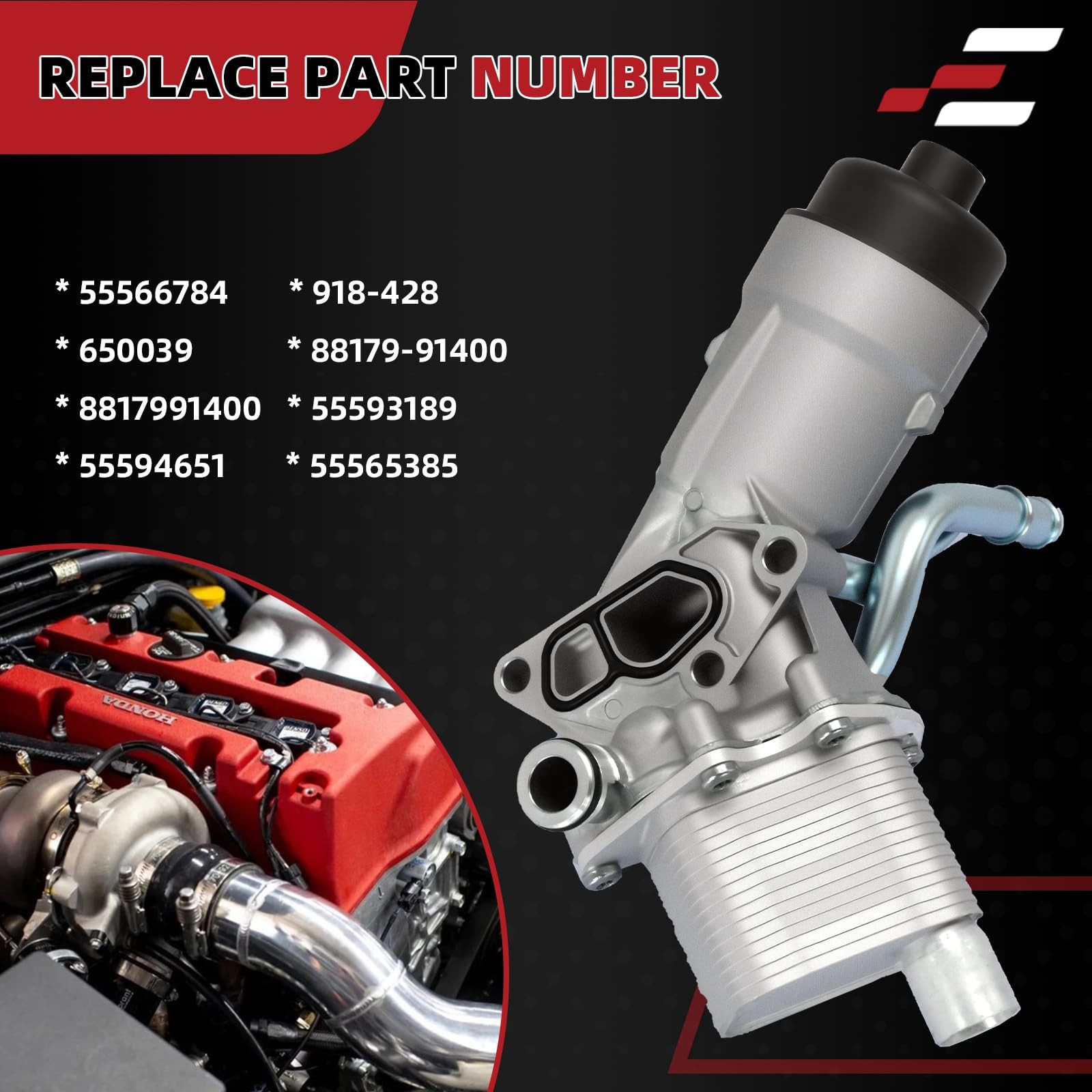 EPPO Oil Filter Housing 918-428 for 2011-2021 Chevy Cruze, 2012-2020