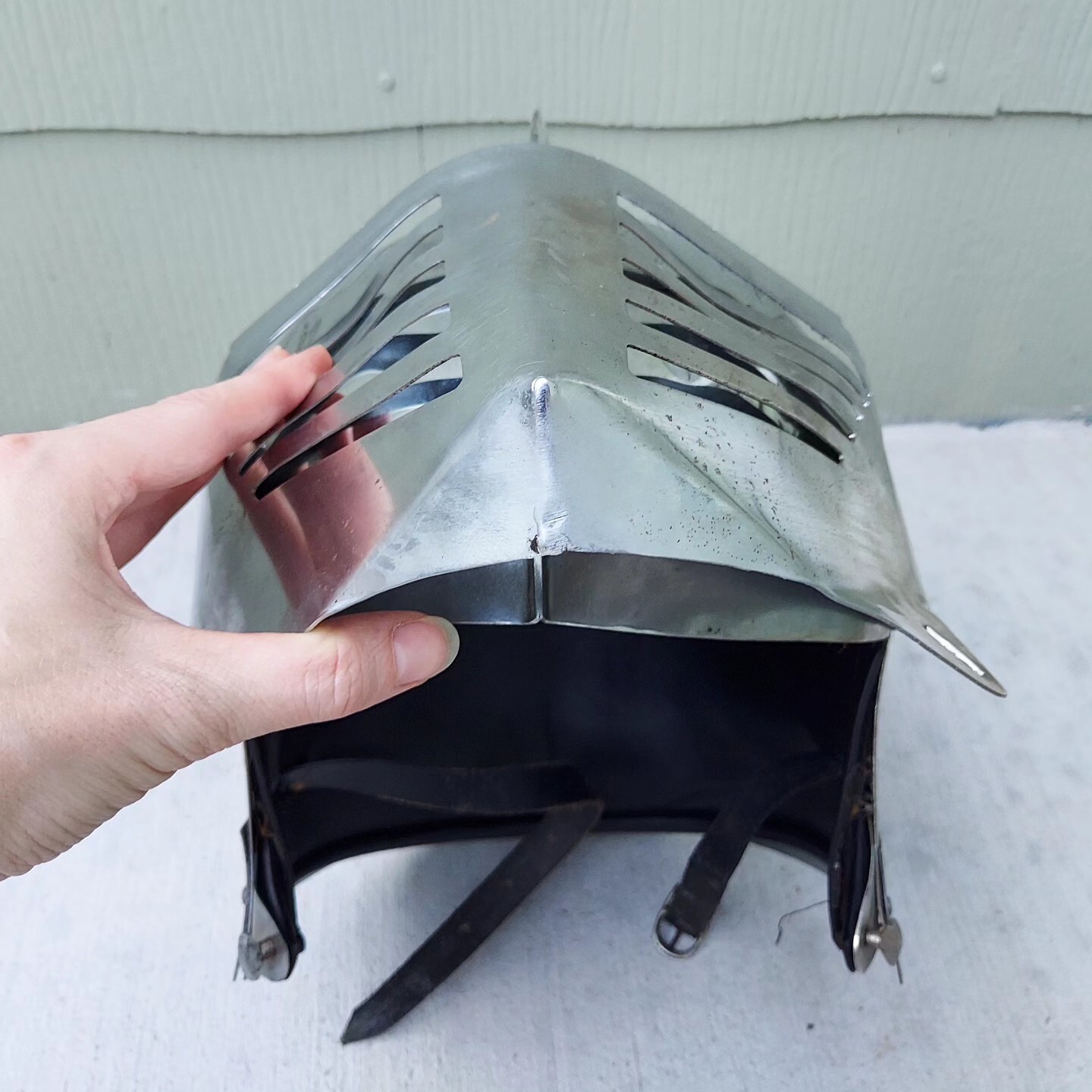 SCA Functional Armor Helm Leather Interior Medieval Knight Helmet