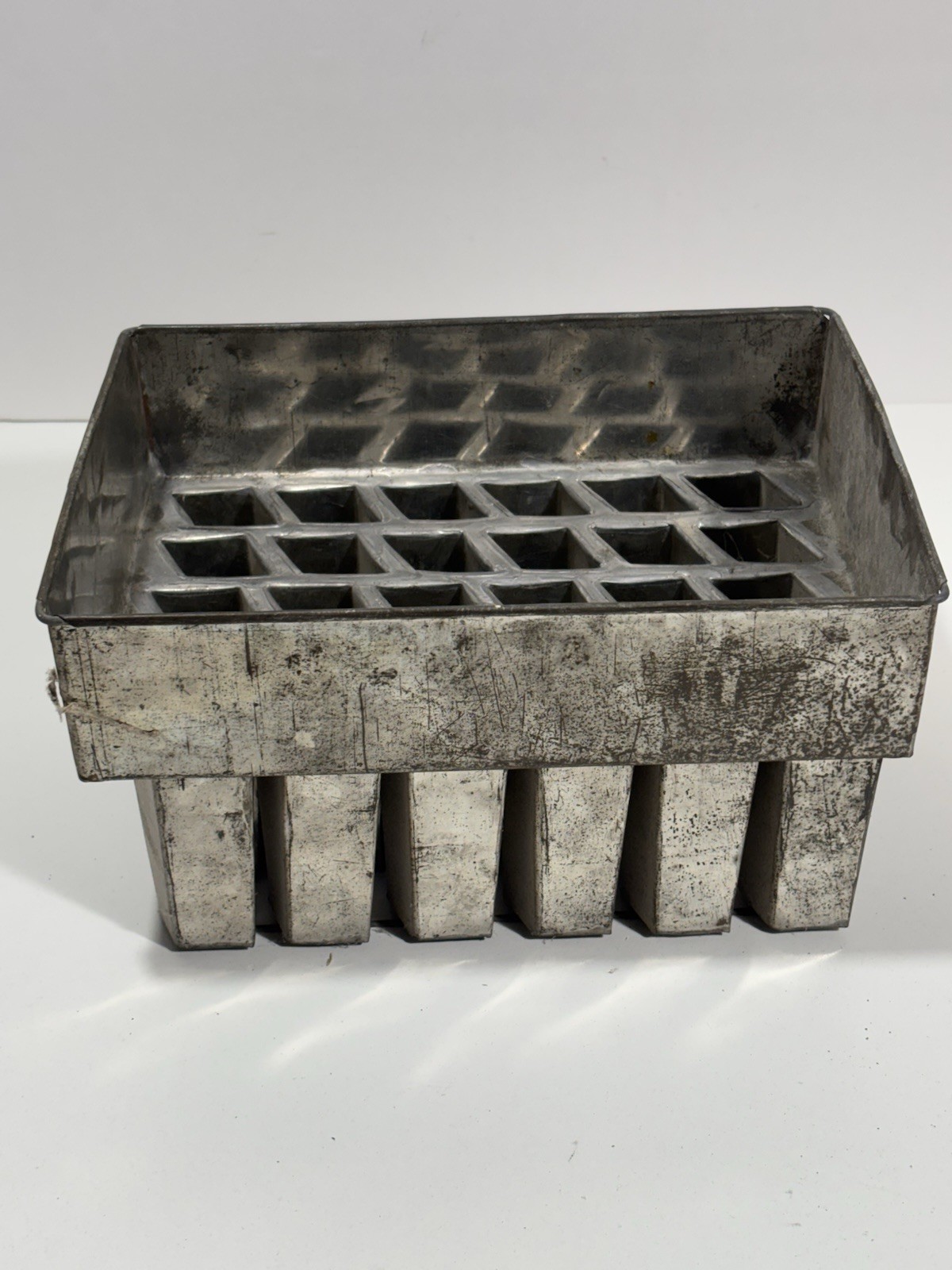 Vintage Metal Popsicle Ice Cream Mold 30 Slots
