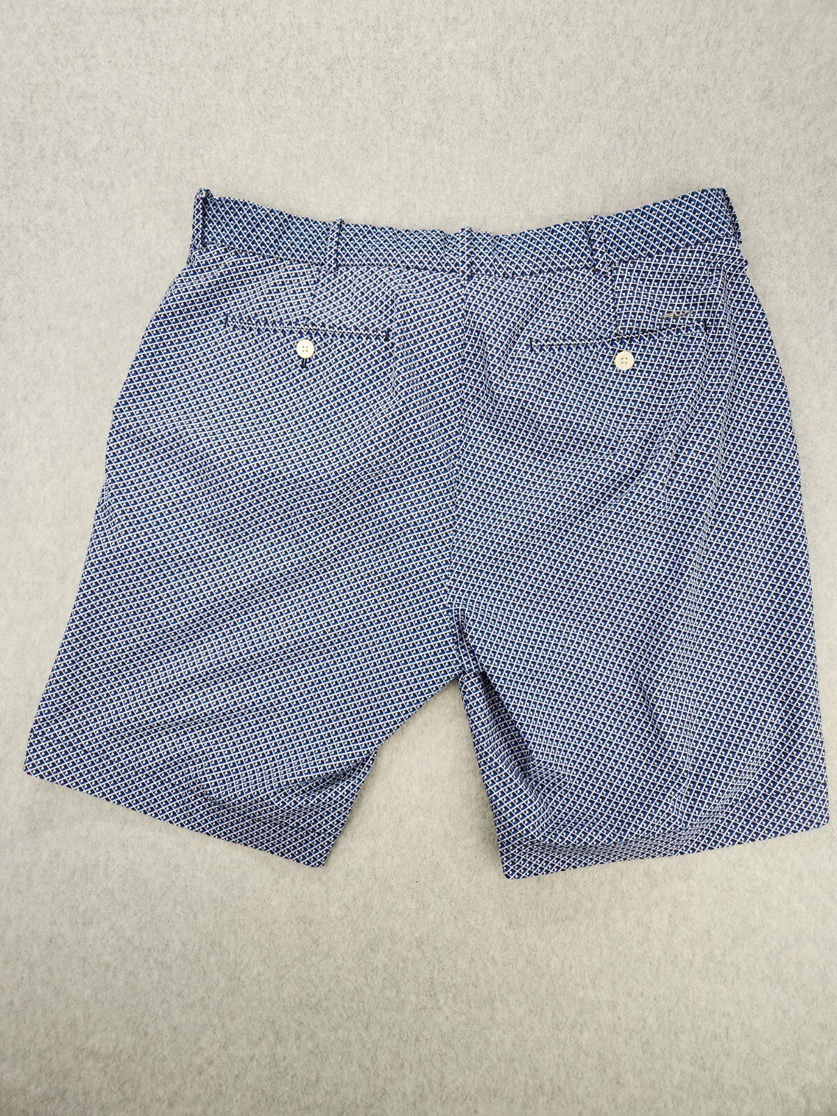 Soft! RLX Men’s Ralph Lauren Blue Black Golf Shorts 4 Pockets Large Size 36