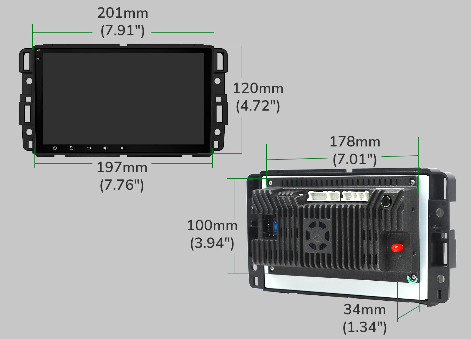 Eonon GMA13 Android 13 8" IPS Car Stereo GPS Navigation WiFi For Chevy GMC + CAM