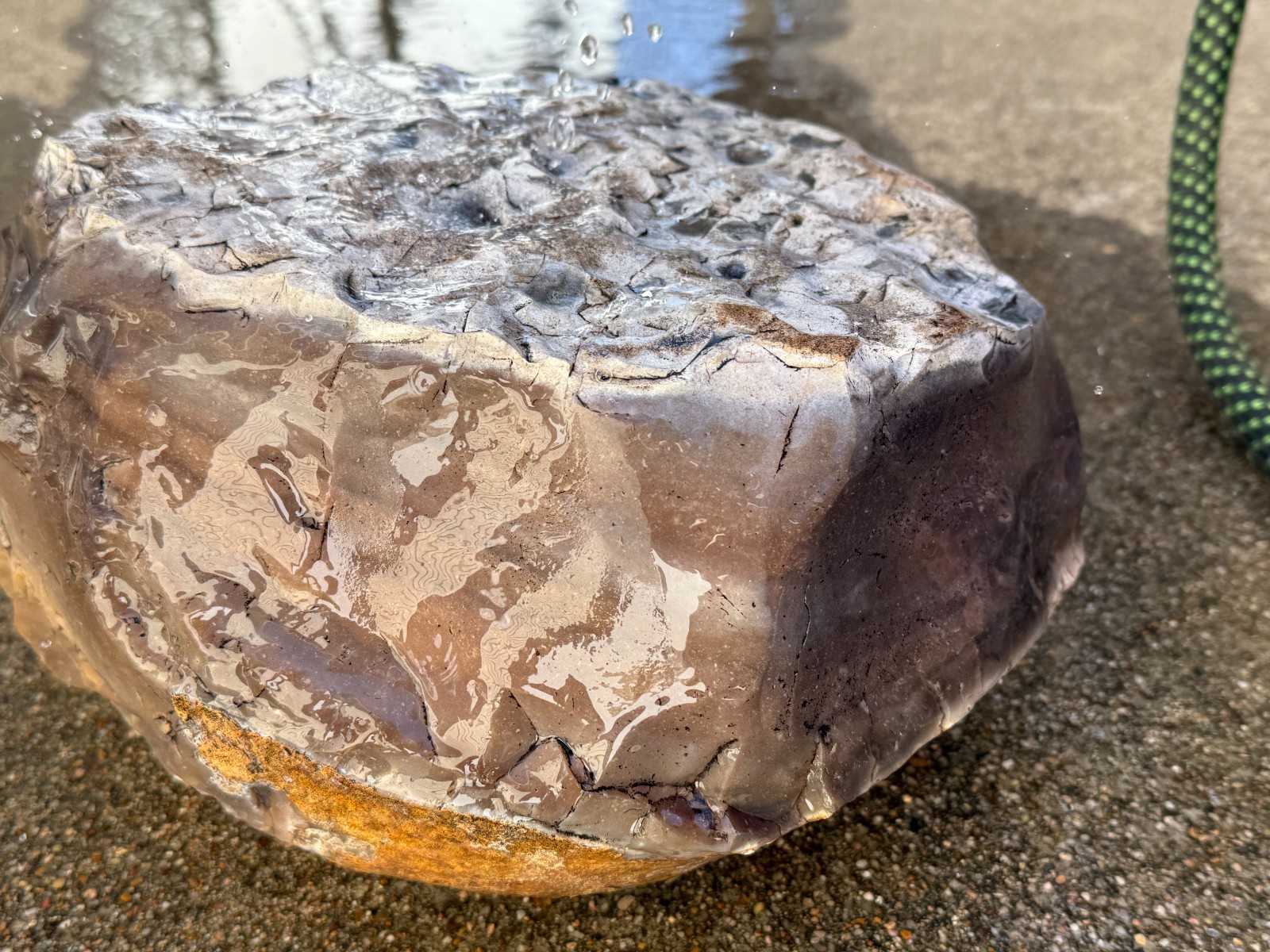 LARGE 30.4 lb Texas Flint Edwards Plateau Chert Nodule Garden City TX Knapping
