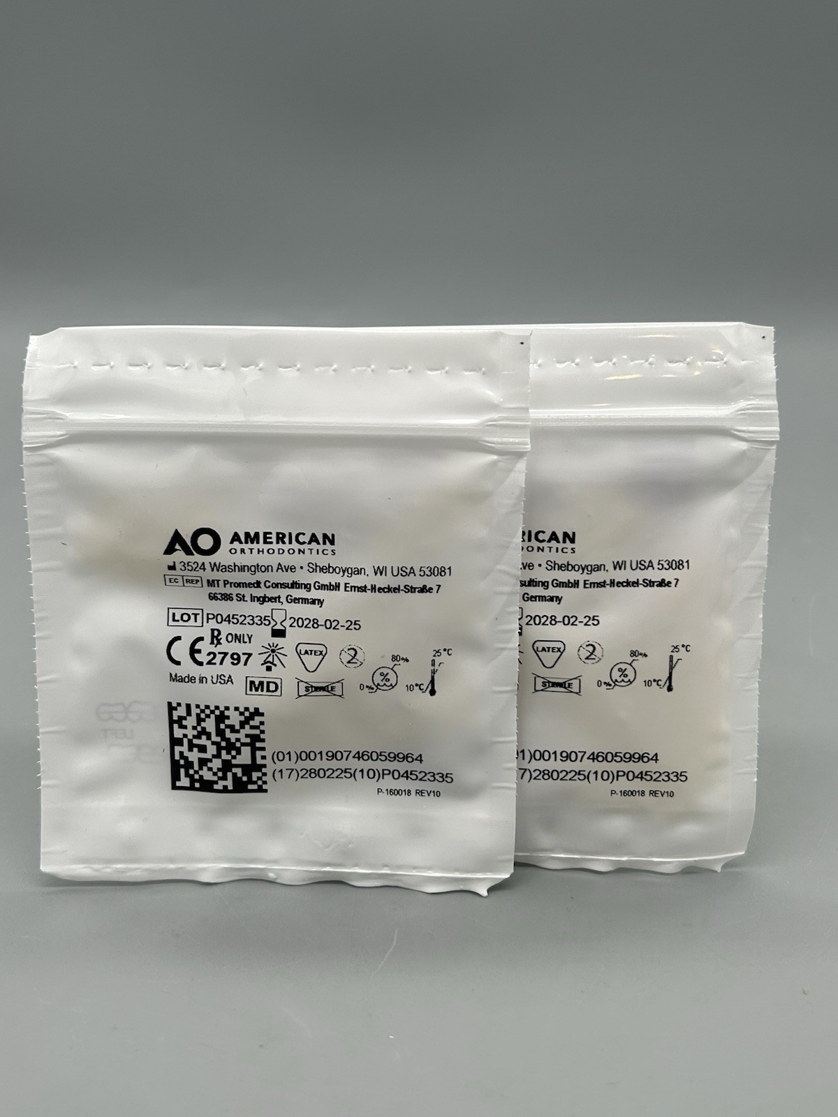 2 Gray Wolf (READ) Elastics American Orthodontics Elastics Dental Rubber Bands