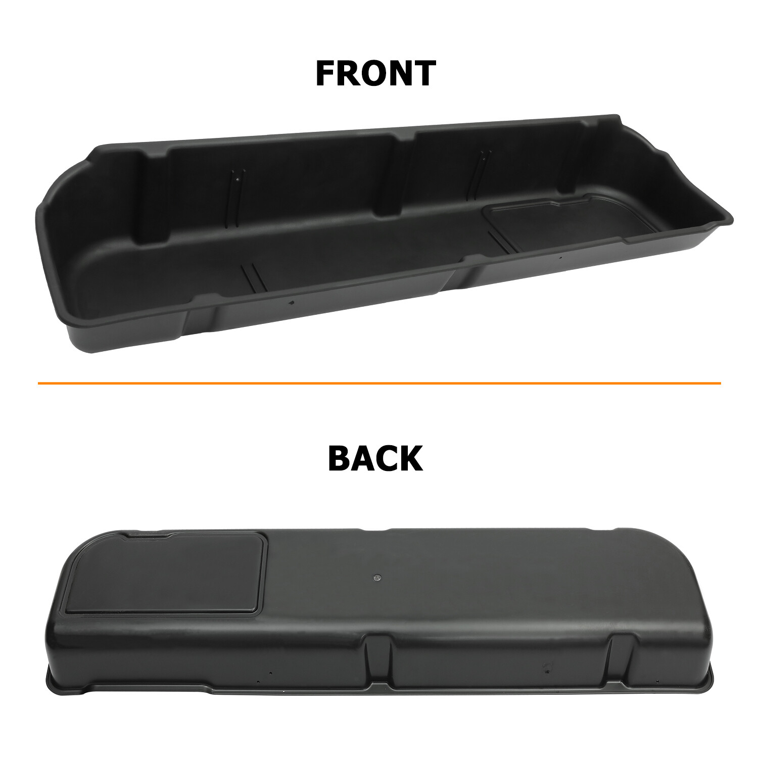 FOR 2009-2014 Ford F-150 Super Crew Cab Seat w/o Subwoofer Underseat Storage Box