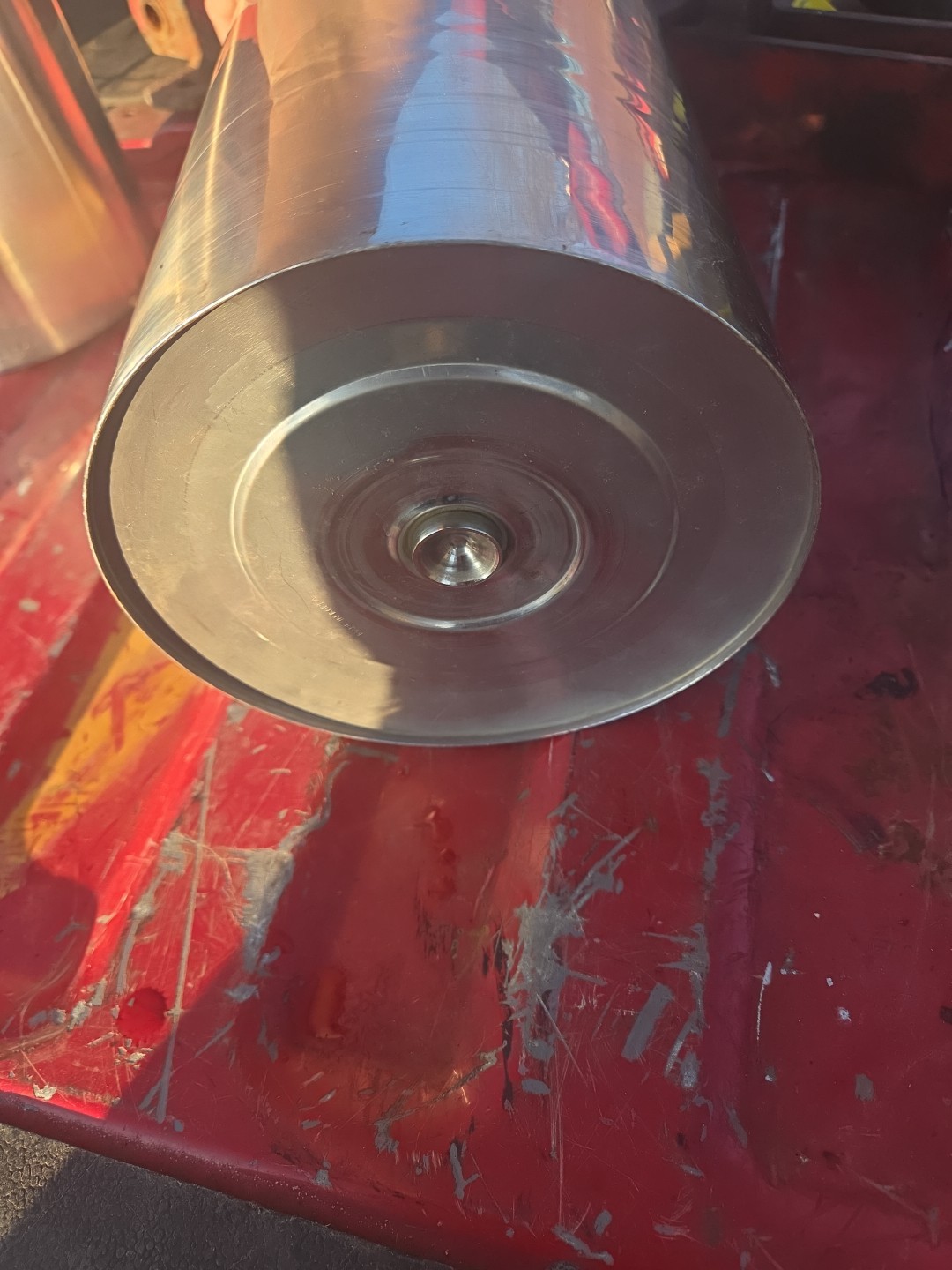 WHITE MOUNTAIN ICE CREAM FREEZER MAKER STAINLESS STEEL CANNISTER TUB 2 OF 2