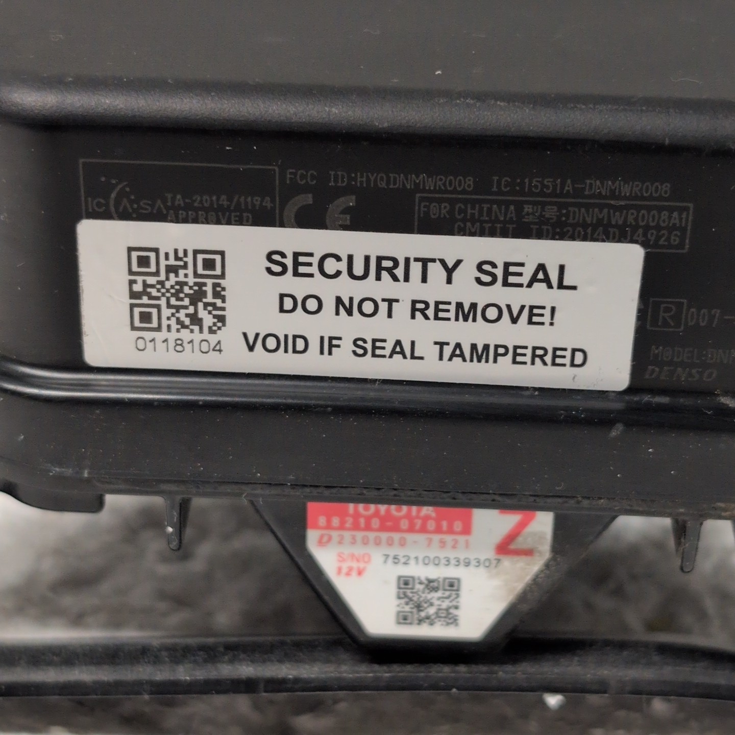 2016 - 2018 Toyota Rav4 Cruise Control Sensor Radar Module 88210-07010 (8104)