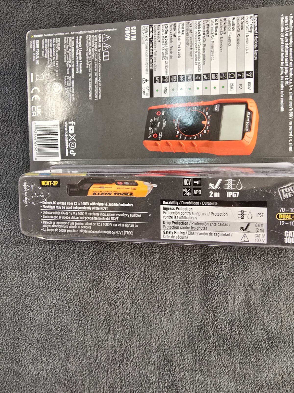 Klein Tools Digital Multimeter and Non-Contact Voltage Tester Set MM320