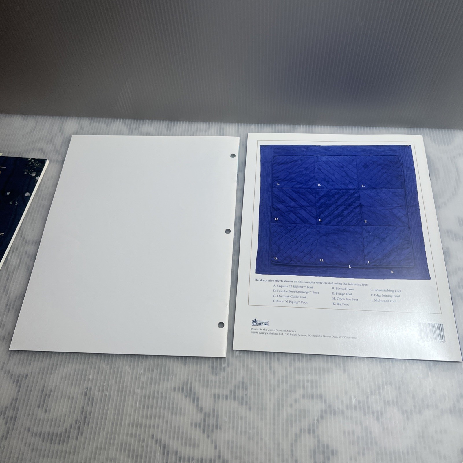 Sewing With Nancy Lot Of 19 Booklets, Pamphlets, And Transcripts 1990’s