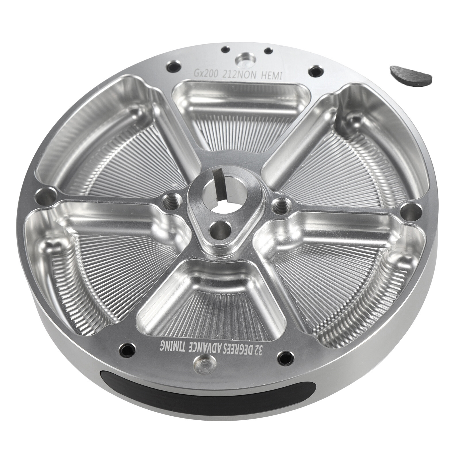 Ultra-Light Billet Aluminum Flywheel Fits Predator 212cc Non-Hemi GX200 Engines