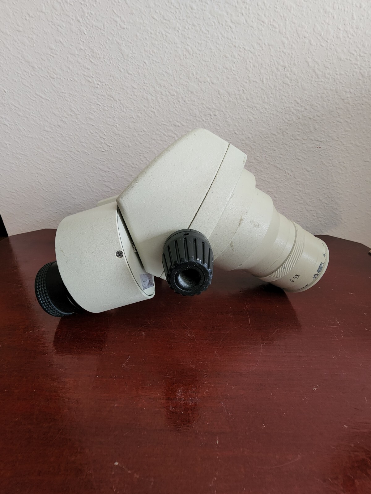 LW SCIENTIFIC VISION 1X & 2X MICROSCOPE BODY. W/PLAN 10X22 EYEPIECE. WORKS