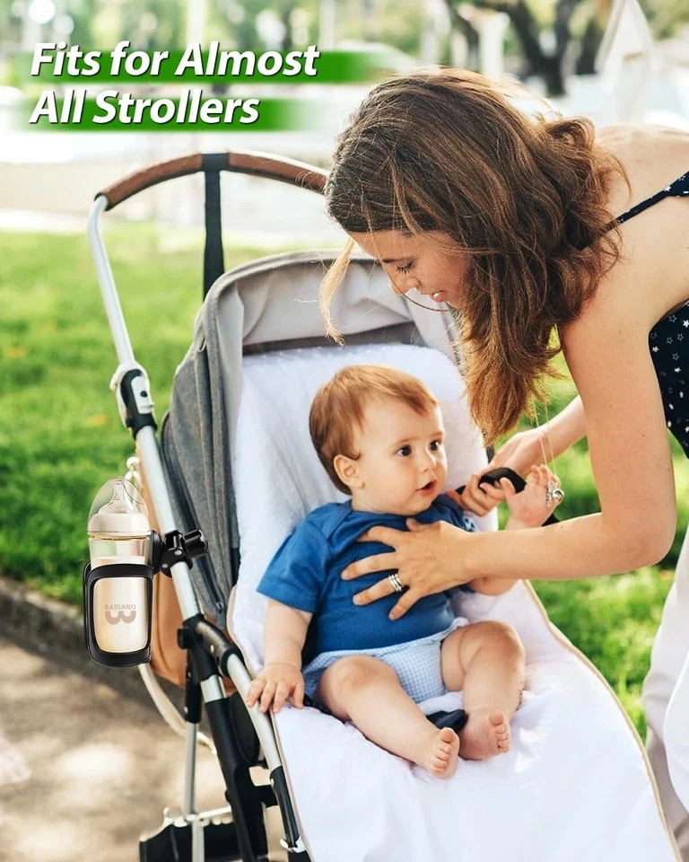 Universal For Wheelchair Walker Rollator Bike Stroller 360° Beverage Cup Holder
