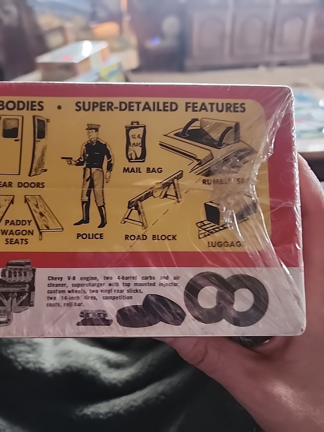 1960s ORIGINAL VINTAGE NOS, MIB.GANGBUSTERS 32 CHEVY CABRIOLET/PANEL TRUCK KIT